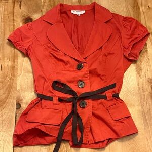 Studio Scarlet Blazer with Brown Belt